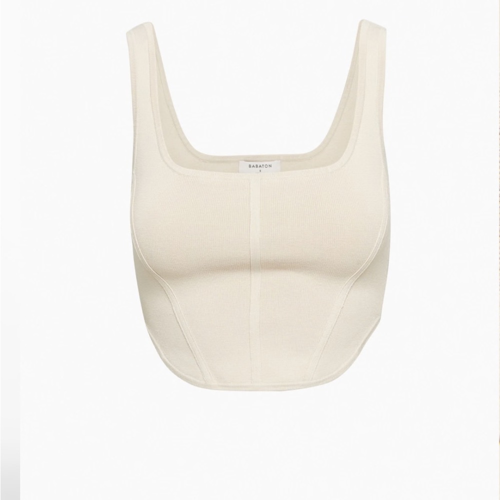 Aritzia Babaton Sculpt Knit Bustier Tank